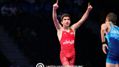 پیام احمدی مقتدرانه پیروز شد