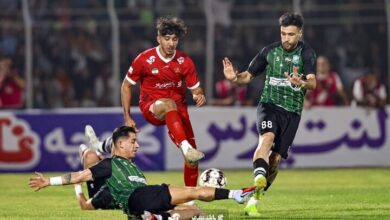 خلاصه بازی پرسپولیس مقابل خیبر + لینک دانلود فیلم