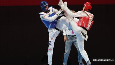 بازی های آسیایی| مدال نقره «آرین سلیمی» برای تکواندوی ایران