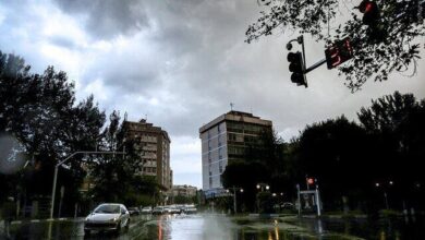 هوای ابری / باران