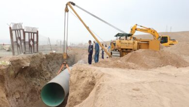 انتقال آب سد طالقان