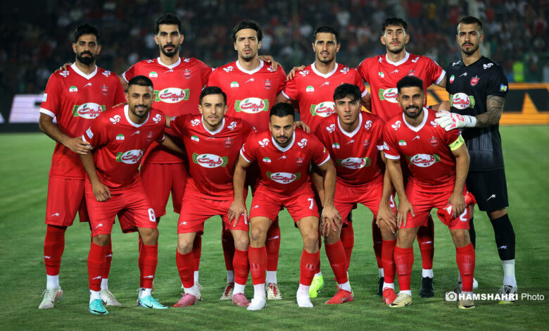 تصاویر بازی فوتبال پرسپولیس ۱-۱ فجرسپاسی