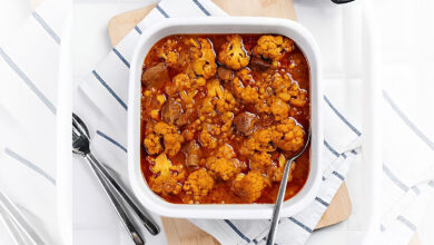 طرز تهیه خورش گل کلم
