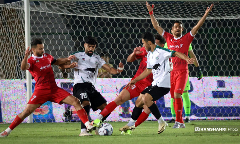 برد ۲ بر صفر پرسپولیس مقابل ذوبآهن