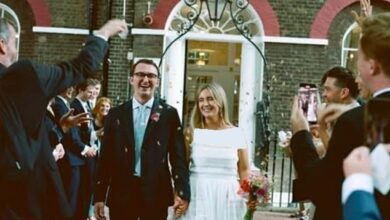 مراسم ازدواج ایزاک همپستد رایت