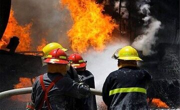 انفجار پمپ بنزین در عجب شیر