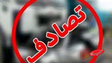 واژگونی کامیون در محور دماوند-رودهن