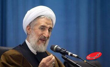 گریههای کاظم صدیقی برای فرزندش در مراسم تشییع+تصویر