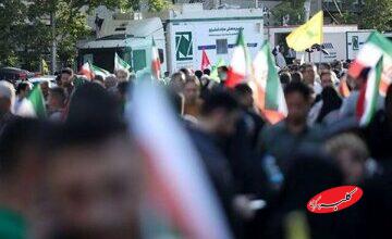 یکی از فرماندهان سابق سپاه با ظاهری متفاوت در مراسم تشییع شهدای گمنام + تصویر