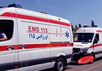 تصادف دو خودروی دنا در تهران/ آمار مصدومان