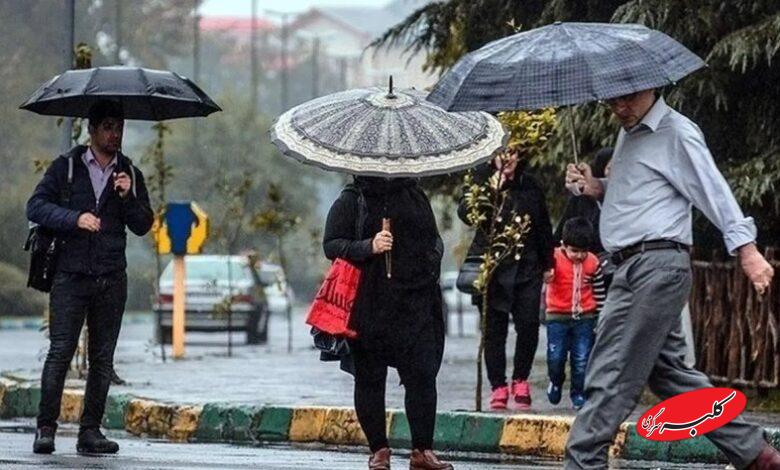 ورود موج تازه سرما و سامانه‌های بارشی در این مناطق