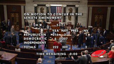 مجلس نمایندگان به پایان طولانی ترین تعطیلی دولت در تاریخ آمریکا رای داد