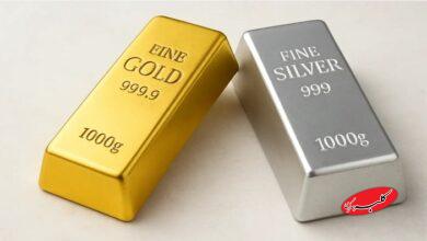 معامله 2.1 تن شمش نقره و 610 کیلوگرم شمش طلا در هفته گذشته