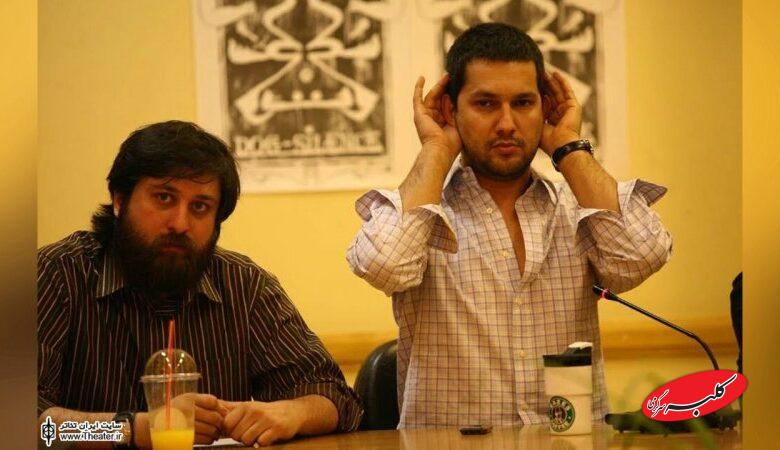 پریدن حامد بهداد روی میز در نشست خبری+ عکس