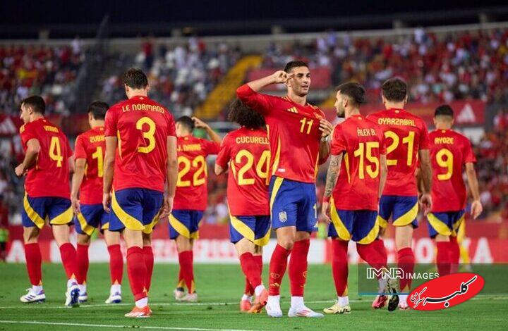 پخش زنده بازی فوتبال اسپانیا مقابل ترکیه از تلویزیون + ساعت پخش