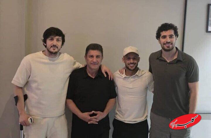 جلسه قلعهنویی با آزمون، قائدی و عزتاللهی در امارات