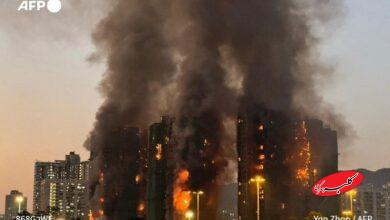 چند ویدیوی تکان‌دهنده از آتش‌سوزی مرگبار هنگ‌کنگ: تاکنون ۲۰نفر مفقود شده‌اند!