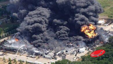 لحظه انفجار تانکر شیمیایی در کارخانه سیدنی! +ویدیو