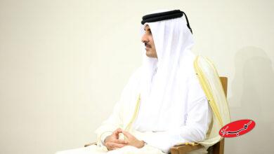 رهبر انقلاب و شیخ تمیم امیر قطر