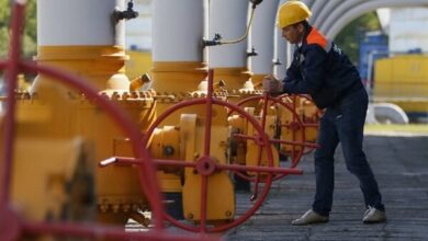 صادرات گاز روسيه