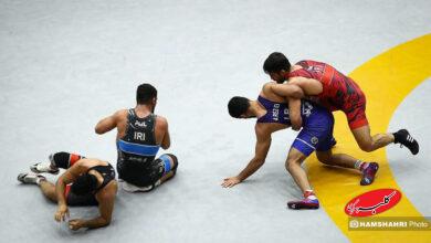 تصاویر تمرینات تیم ملی کشتی آزاد