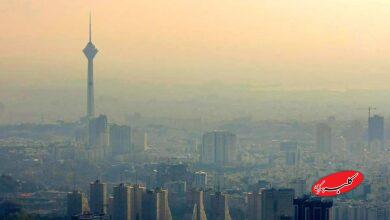 گرد و غبار در تهران - گرد و خاک در تهران - آلودگی هوا - تهران