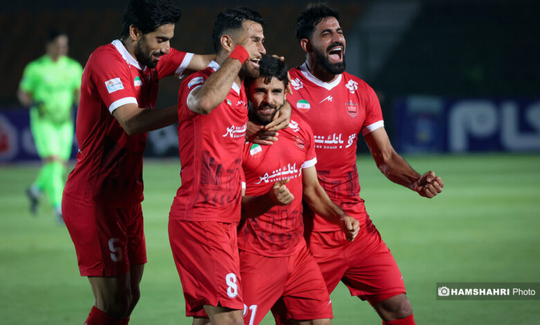 برد ۲ بر صفر پرسپولیس مقابل ذوبآهن