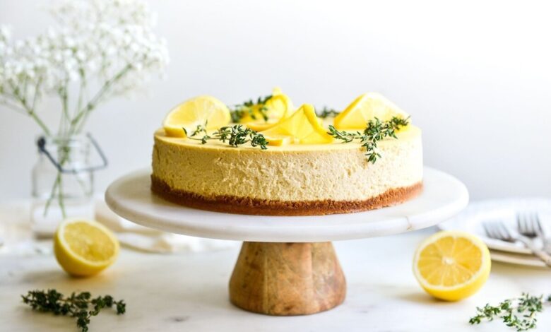 چیز کیک لیمویی