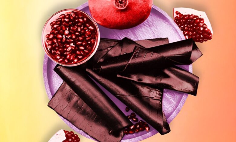 روش تهیه لواشک انار با دانه انار