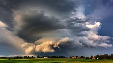 رگبار باران - بارش باران - ابر دزدی - بارورسازی ابرها