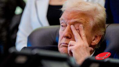 خواب رفتن ترامپ