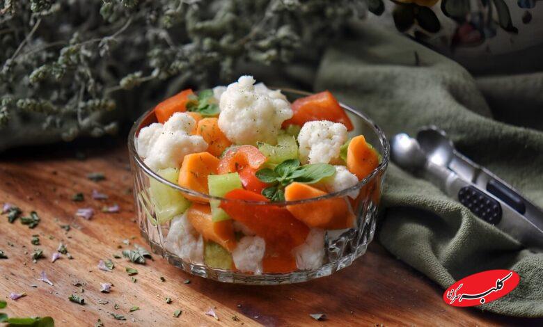 تهیه گل کلم شور خانگی