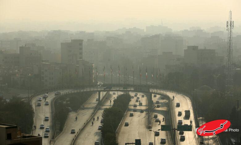 هشدار نارنجی آلودگی هوای تهران