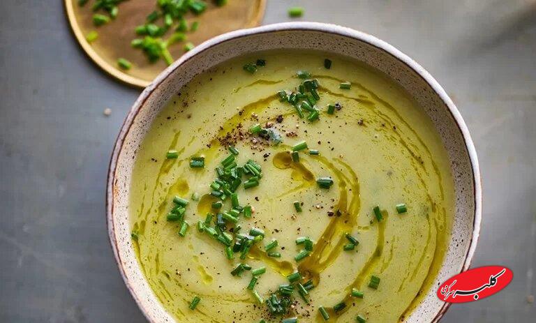 سوپ کرفس با خامه
