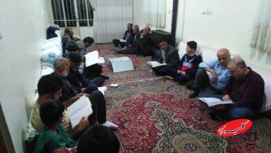 برگزاری منظم جلسه خانگی قرآن کریم در روستای امیرآباد فراهان