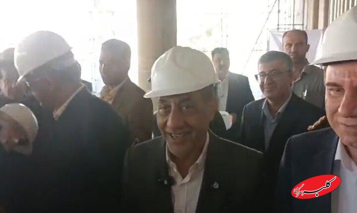 بازدید معاون رئیس جمهور از بیمارستان ۱۷ شهریور برازجان