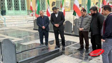 دیدار مسئول بسیج جامعه پزشکی با خانواده شهید حیدری