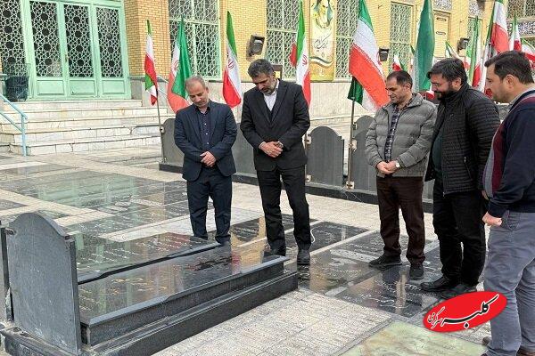 دیدار مسئول بسیج جامعه پزشکی با خانواده شهید حیدری