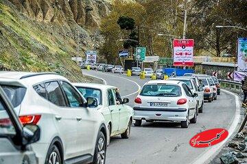 اعلام محدودیتهای ترافیکی در جادههای شمال