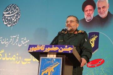 رئیس سازمان بسیج: درست است جنگ ۱۲ روز طول کشید اما در یک روز شکست خوردند/ آمریکا فکر می کرد می تواند ایران را دوباره به دست آورد