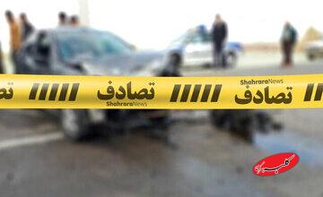 تصادف مرگبار خودروسواری با تریلی/ آمار جان باختگان