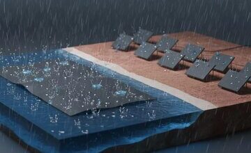 تولید برق از قطرات باران در چین