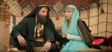 پژمان بازغی در نقش یزید و بهرام ابراهیمی در نقش معاویه