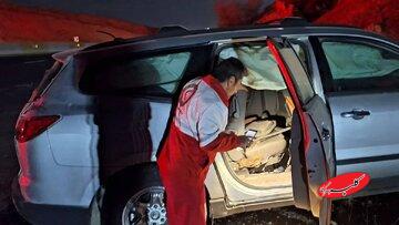 مصدومیت ۱۰ عراقی با واژگونی خودروی آئودی در ایلام