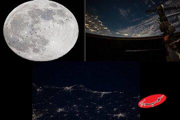 ثبت لحظه دیدار زمین و فضا / وقتی عکاس و فضانورد از هم عکس گرفتند