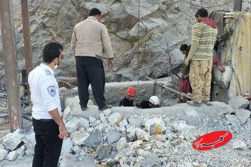 ریزش معدن در یزد