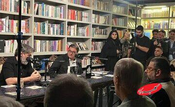 از مجتبی جباری تا پارسا پیروزفر در رونمایی از کتاب پیمان معادی