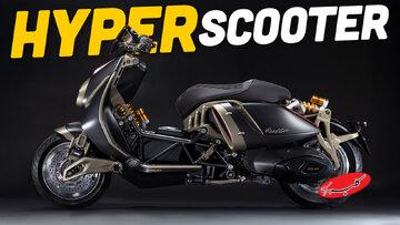 ترکیب F-۲۲ و موتورسیکلت وسپا / اسکوتر یک میلیارد تومانی با روح یک جنگنده