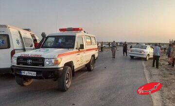 تصادف خودروی حامل اتباع خارجی در مسیر سراوان - خاش/ ۹ کشته و هفت مجروح