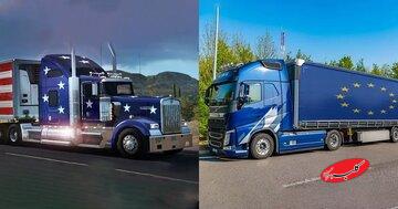 چرا اکثر کامیونهای آمریکایی دماغه دارند اما کامیونهای اروپایی ندارند؟